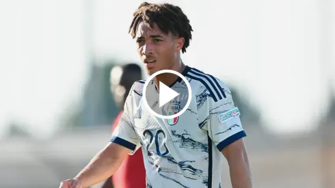 Luca Koleosho, miembro de la Selección Italia Sub 19.
