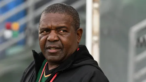 TALLAGHT, IRELAND – JUNE 22: Zambia international women's team manager, Bruce Mwape pictured during the women's international football friendly game between Republic of Ireland and Zambia at Tallaght Stadium on June 22, 2023 in Tallaght, Ireland. (Photo by Charles McQuillan/Getty Images)
