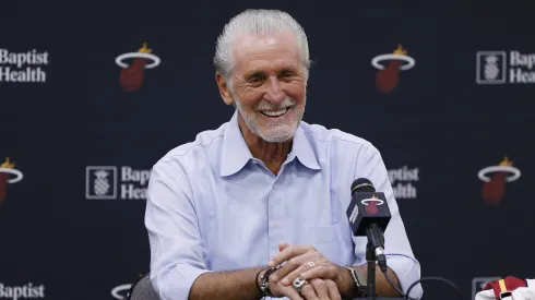 Pat Riley eligió a su jugador favorito de Miami Heat.
