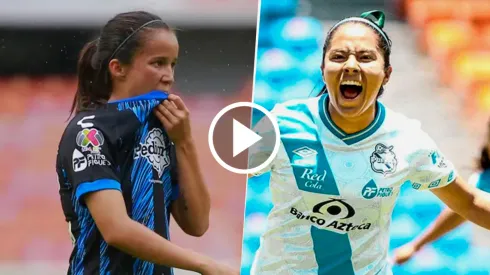 Querétaro vs. Puebla por la Liga MX Femenil.
