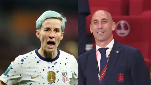 Rapinoe se lanzó contra Rubiales. | Getty Images
