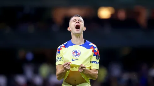 Álvaro Fidalgo en lamento, durante el partido de la jornada 6 del torneo Apertura 2023 de la Liga BBVA MX. Foto: Imago7
