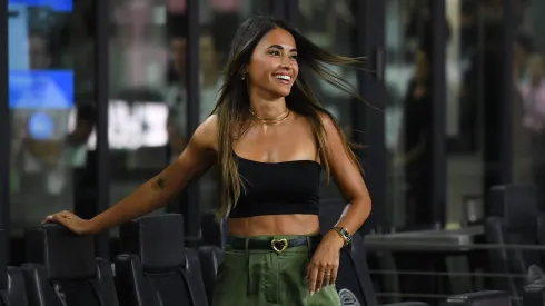 Celebrities watch Inter Miami CF vs. Charlotte during the League s Cup Featuring: Antonela Roccuzzo Where: Fort Lauderdale, Florida, United States When: 11 Aug 2023 Credit: Robert Bell/INSTARimages PUBLICATIONxNOTxINxUKxFRA Copyright: xLarryxMaranox 52953974
