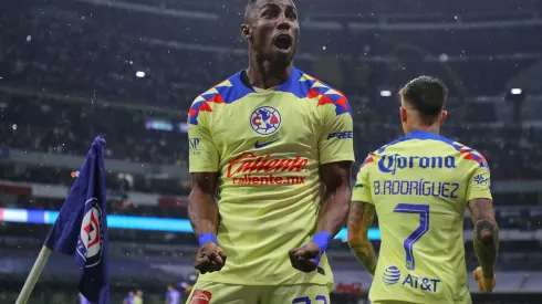 Julián Quiñones en festejo de gol, durante el partido de la jornada 7 del torneo Apertura 2023 de la Liga BBVA MX. Foto: Imago7
