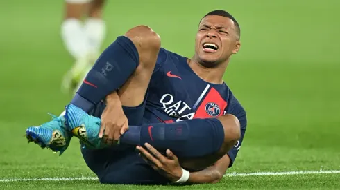 PARIS, FRANCE – SEPTEMBER 24: Kylian Mbappe of Paris Saint – Germain in action during the French Ligue 1 (L1) soccer match between Paris Saint-Germain (PSG) and Olympique de Marseille (OM) at Parc des Princes stadium in Paris, France on September 24, 2023. (Photo by Mustafa Yalcin/Anadolu Agency via Getty Images)
