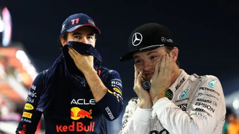 Checo Pérez y Nico Rosberg. | Getty Images
