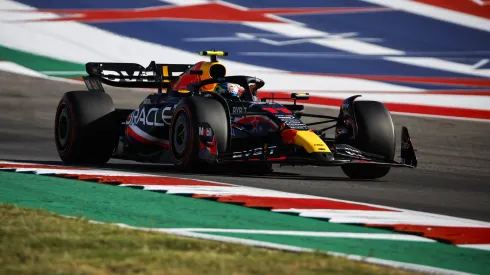 AUSTIN, TEXAS – OCTOBER 20: Sergio Perez of Mexico driving the (11) Oracle Red Bull Racing RB19 on track during qualifying ahead of the F1 Grand Prix of United States at Circuit of The Americas on October 20, 2023 in Austin, Texas. (Photo by Chris Graythen/Getty Images)
