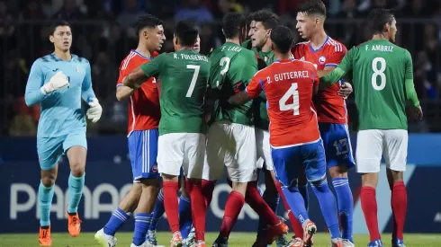 Viña del Mar, Chile, 23 de octubre de 2023. , durante el partido de fase de grupos del futbol varonil de los Juegos Panamericanos Santiago 2023, entre la Selección de Chile Sub23 y la Selección Nacional de México Sub23, celebrado en el estadio Sausalito. Foto: Imago7/ Sebastian Laureano Miranda
