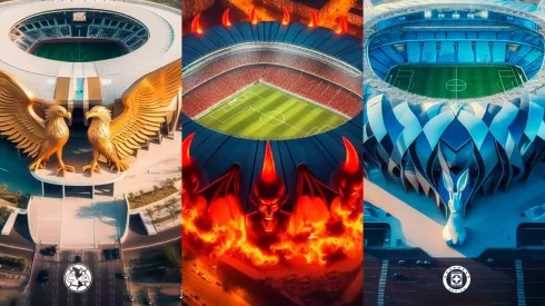 IA crea los estadios FUTURISTAS en la Liga MX