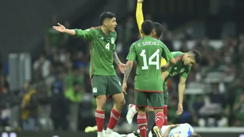 Edson Álvarez durante el partido de vuelta de los Cuartos de Final de la Liga de Naciones de la Concacaf. Foto: Imago7
