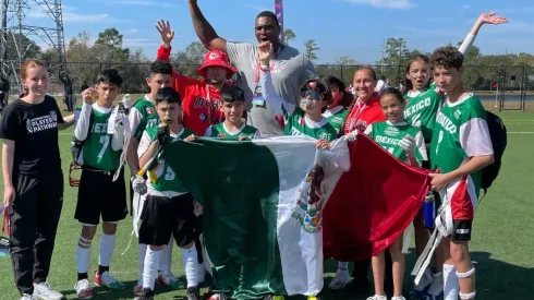 México logra segundo lugar del Campeonatode Flag Football