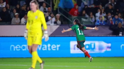 Ovalle celebra el 1-0 a favor de México Femenil ante Estados Unidos. | Imago7
