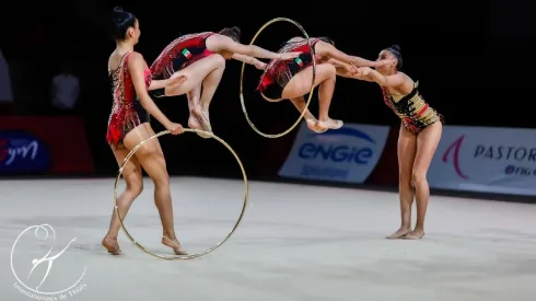 El equipo mexicano de gimnasia rítmica conquista la plata en Francia.
