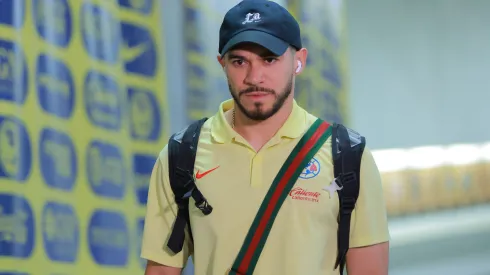 Ciudad de México a 13 de de Abril de 2024. Henry Martín, durante el partido correspondiente a la jornada 15 del torneo Clausura 2024 de la Liga BBVA MX, entre las Águilas del América y los Diablos Rojos del Toluca FC, realizado en el Estadio Azteca. Foto: Imago7/ Eloisa Sánchez
