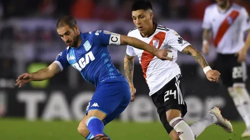 Reciente festejo en la Copa Libertadores.
