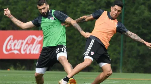 La Banda se entrenó en el River Camp con la mira puesta en la final contra Boca.
