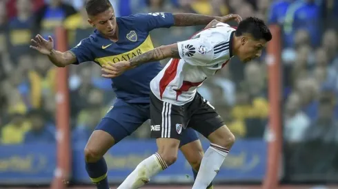 Todo listo para la primera final entre River y Boca.
