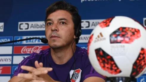 Marcelo Gallardo, en la conferencia de prensa previa al duelo ante Al Ain.
