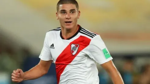 Álvarez, una de las jóvenes promesas de River.
