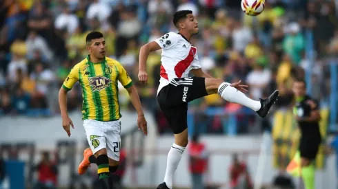 Palacios fue titular en el duelo ante Aldosivi.
