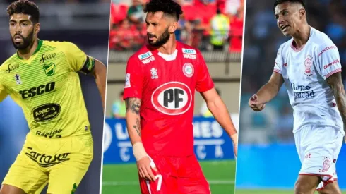 Barboza, Larrondo y Auzqui, algunos de los futbolistas que deben volver a fines de junio.
