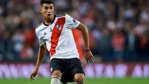 Palacios durante la final de la Copa Libertadores que River le ganó a Boca.
