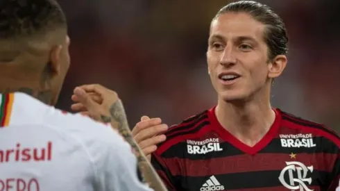 Filipe Luis llegó a Flamengo a mediados de 2019.
