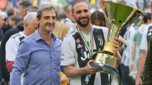 Jorge y Gonzalo, en el festejo por la obtención del Calcio 2017/2018.
