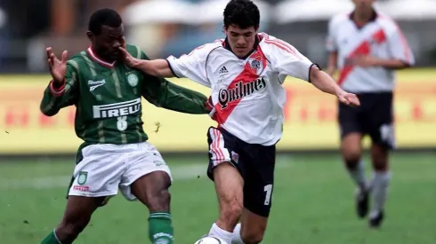 Una postal histórica de River enfrentando a Palmeiras.
