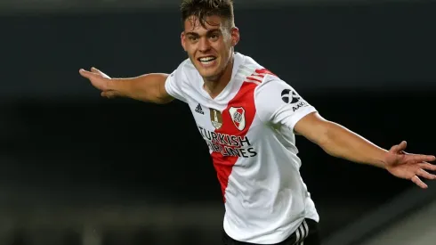 Federico Girotti lleva 8 goles en 31 partidos oficiales con la camiseta de River
