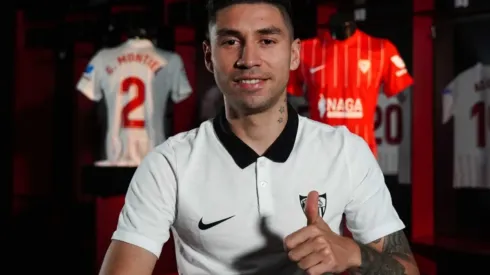 Gonzalo Montiel dio su primera entrevista como jugador del Sevilla y no se olvidó de su paso por River, donde estuvo en la pensión por varios años.