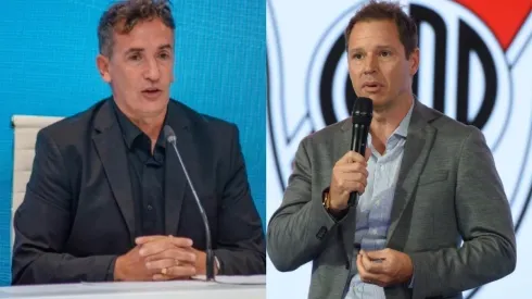 Cruce picante entre el ex árbitro y el presidente de River.
