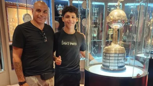 El Negro Gómez pasó por el Museo millonario y se reencontró con la Libertadores.
