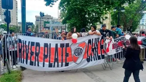 La Filial de River en Chile.
