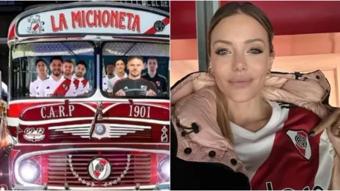 Evaneglina Anderson, contenta con el triunfo de River.