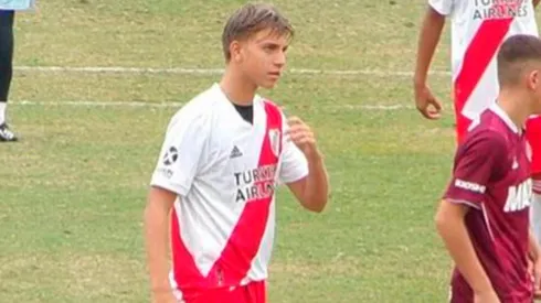 El hijo mayor de Maxi López debutó en las Inferiores de River.
