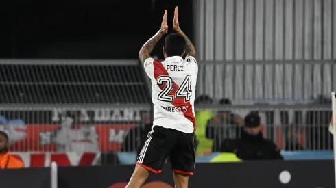 Enzo Pérez recibió una ovación monumental.
