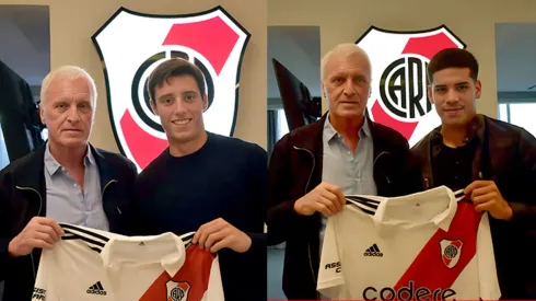 Dos juveniles de River firmaron su primer contrato