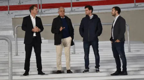 D´Onofrio, de visita en el Monumental.