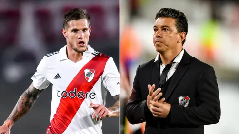 Bruno Zuculini y Marcelo Gallardo
