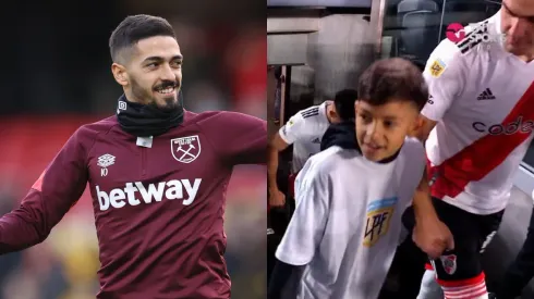 El gesto de Lanzini que volvió locos a los hinchas de River