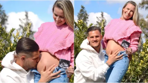 Zucu junto a Agus Ruberto.