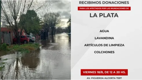 Duro momento para los vecinos de La Plata.
