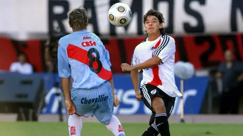 Marcelo Gallardo, la gran figura ante Arsenal.
