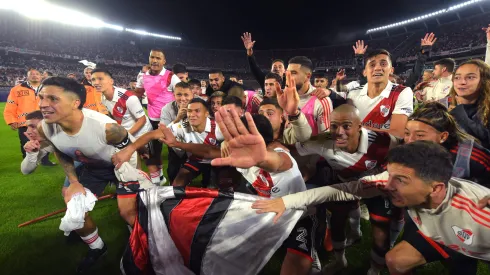 El delirio de todo River por el triunfo del superclásico.
