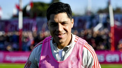 Enzo Pérez brindó un mensaje esperanzador en el marco del día del hincha de River 
