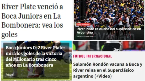 Las portadas de los medios del mundo.

