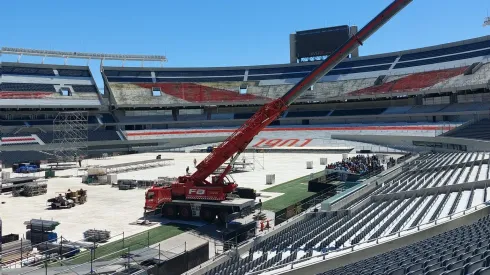 Foto: Obras River Plate.
