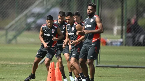 River volvió a entrenarse en Ezeiza
