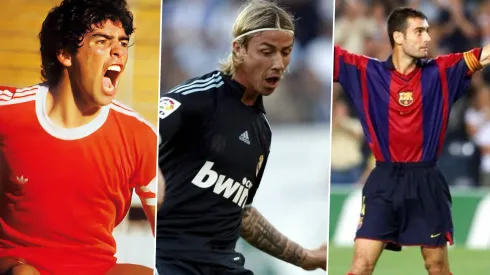 Maradona, Guti y Guardiola estuvieron a un paso de River.

